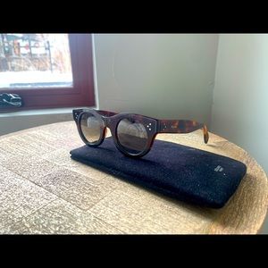 Celine tortoise shell glasses